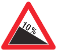 Steep descent