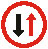 Give way to oncoming traffic