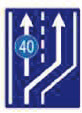 Crawler / slow-vehicle lane