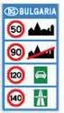 Maximum permitted speeds